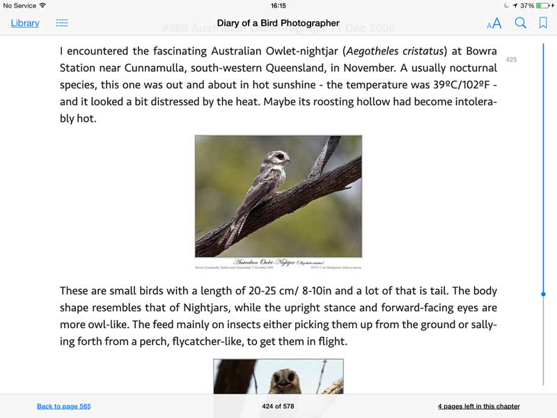 Screen shot from Diary of a Bird Photographer Volume 1 Screen shot from Diary of a Bird Photographer Volume 1